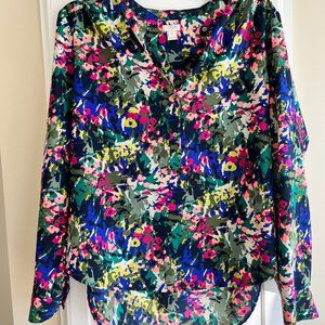 JCrew Floral Blouse